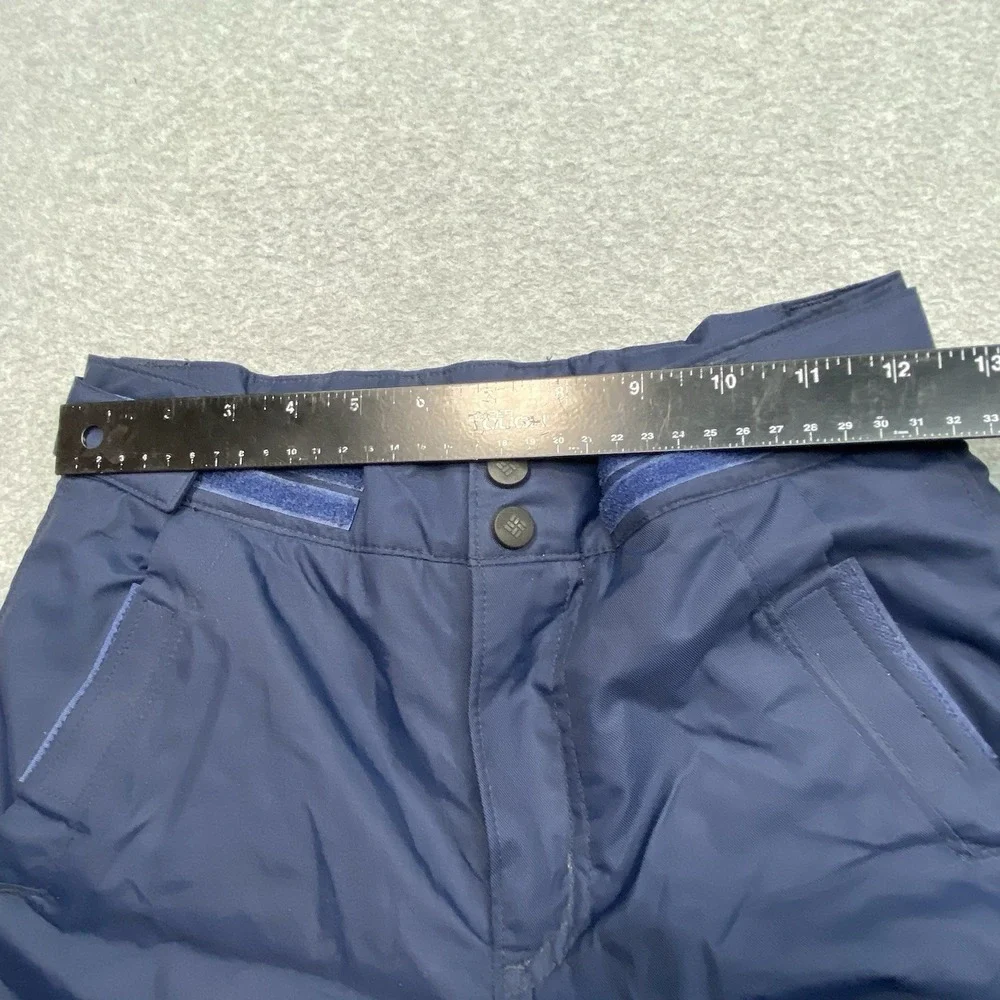 Columbia Bugaboo Insulated Snow Blue Pant Kid Sz 10/12 Snowboard Ski Omni-Shield